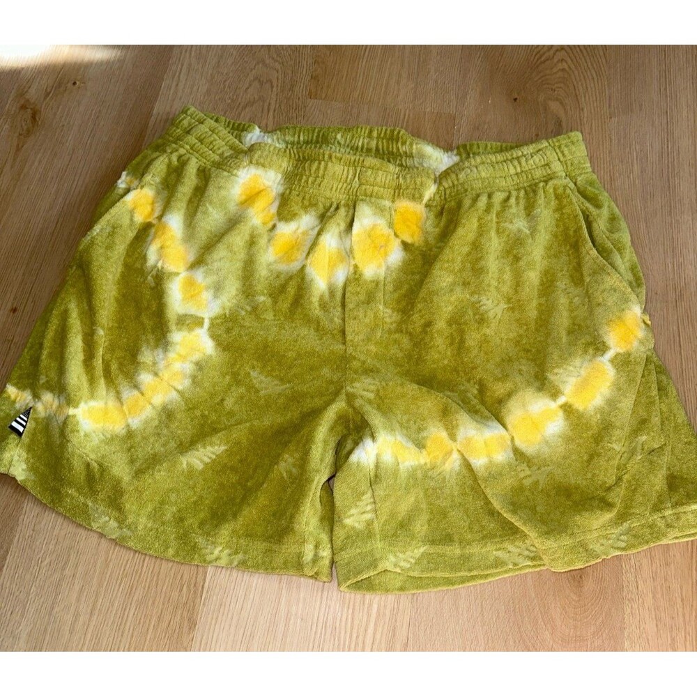 Paper Planes Green Tie Dye Mens Shorts